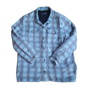 Volcom Polar Boobear Flannel Lined Shacket Jacket Women Large